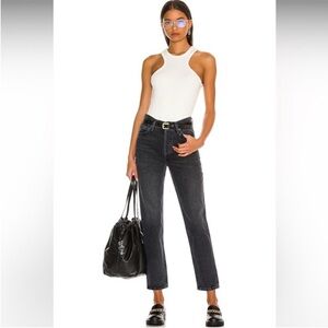 AGOLDE High Rise Fen Taper Jeans